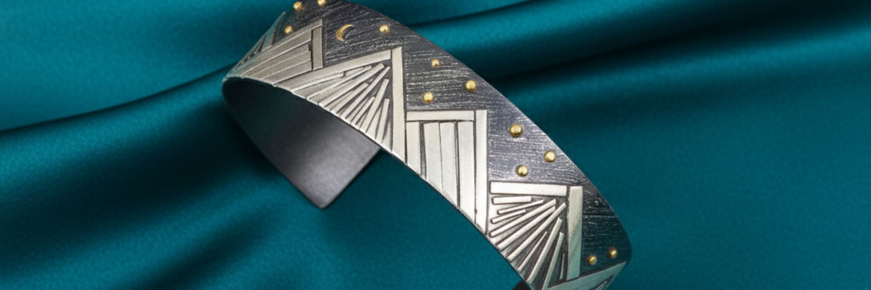 Mountain cuff bracelet by Jen Lesea