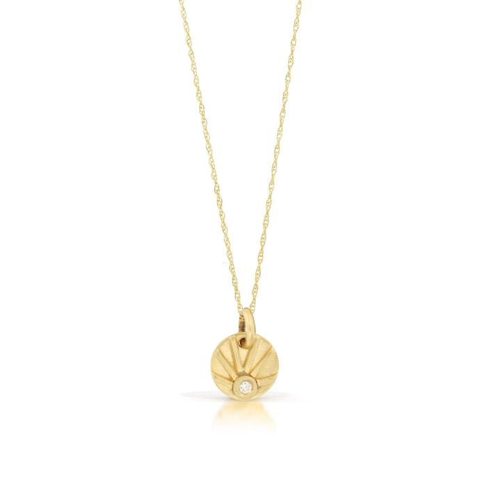 14K Gold Shine Charm Necklace
