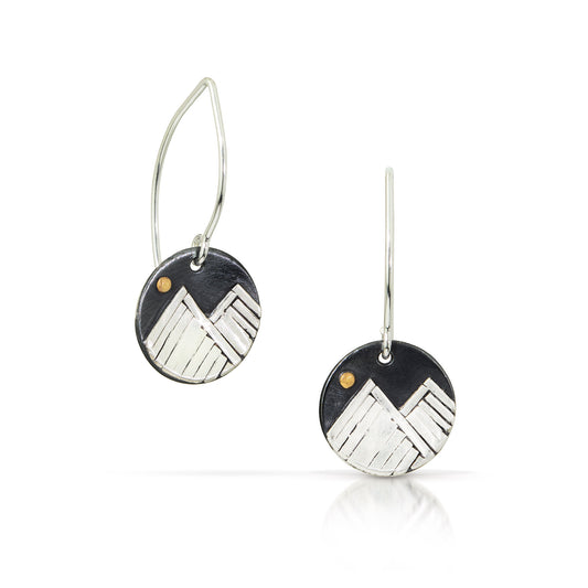 Mountain Dangle earrings by Jen Lesea Designs