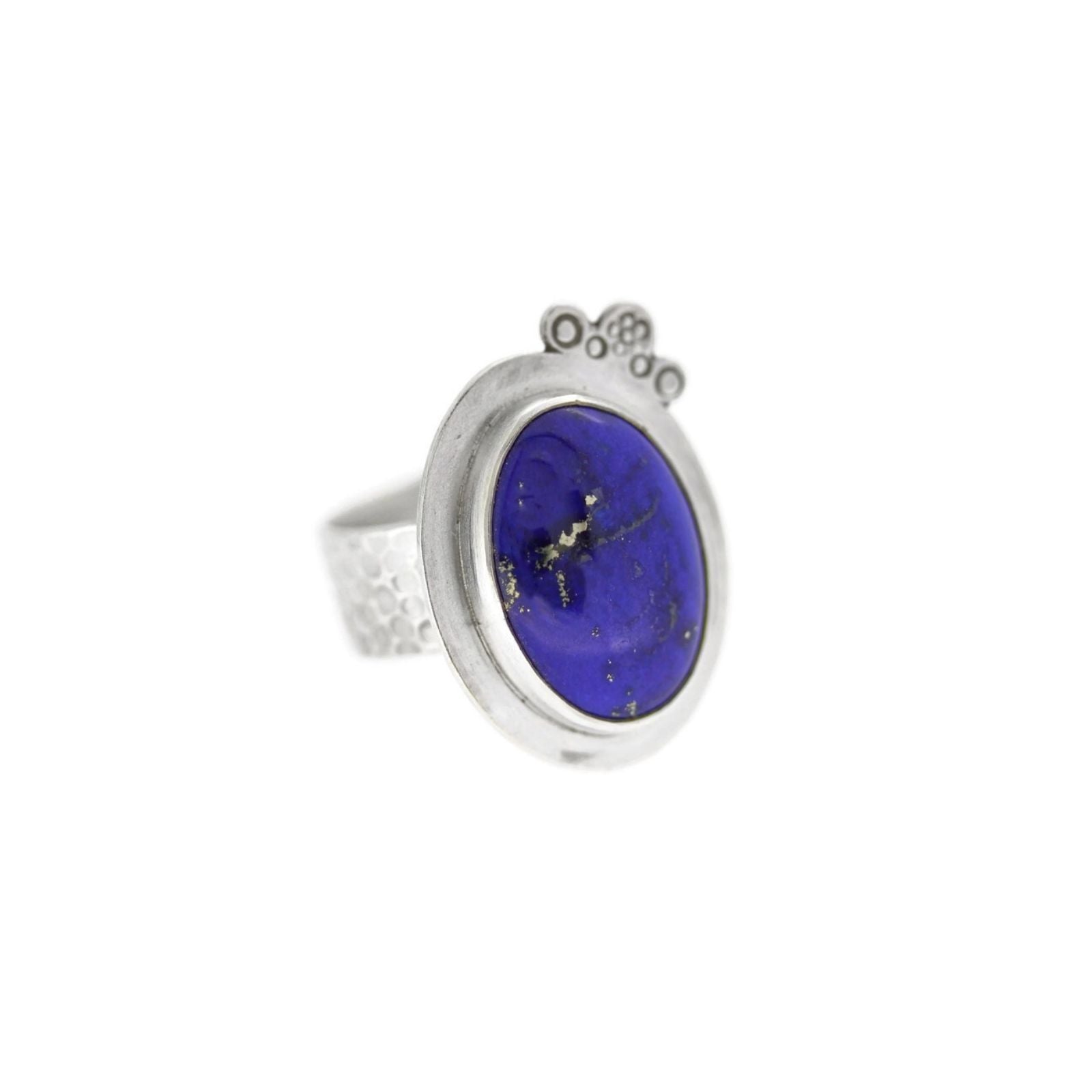 Lapis and Sterling Silver Ring: Size 6
