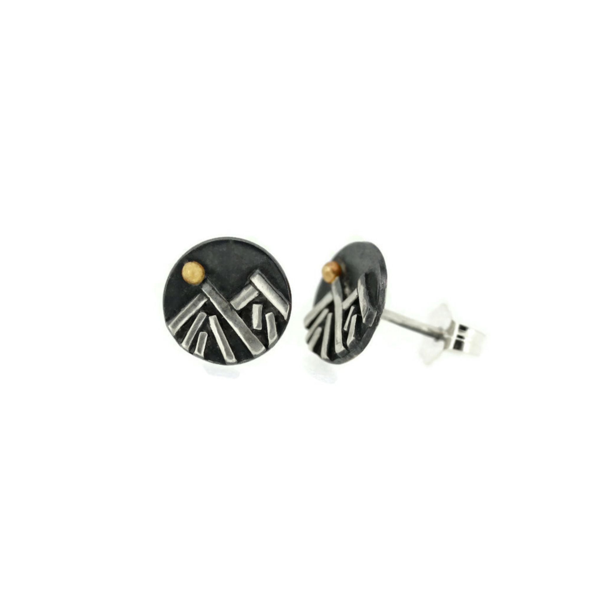 Winter Mountain Stud Earrings