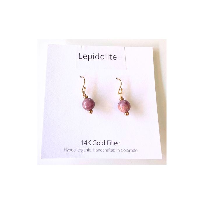Beaded Gemstone Earrings