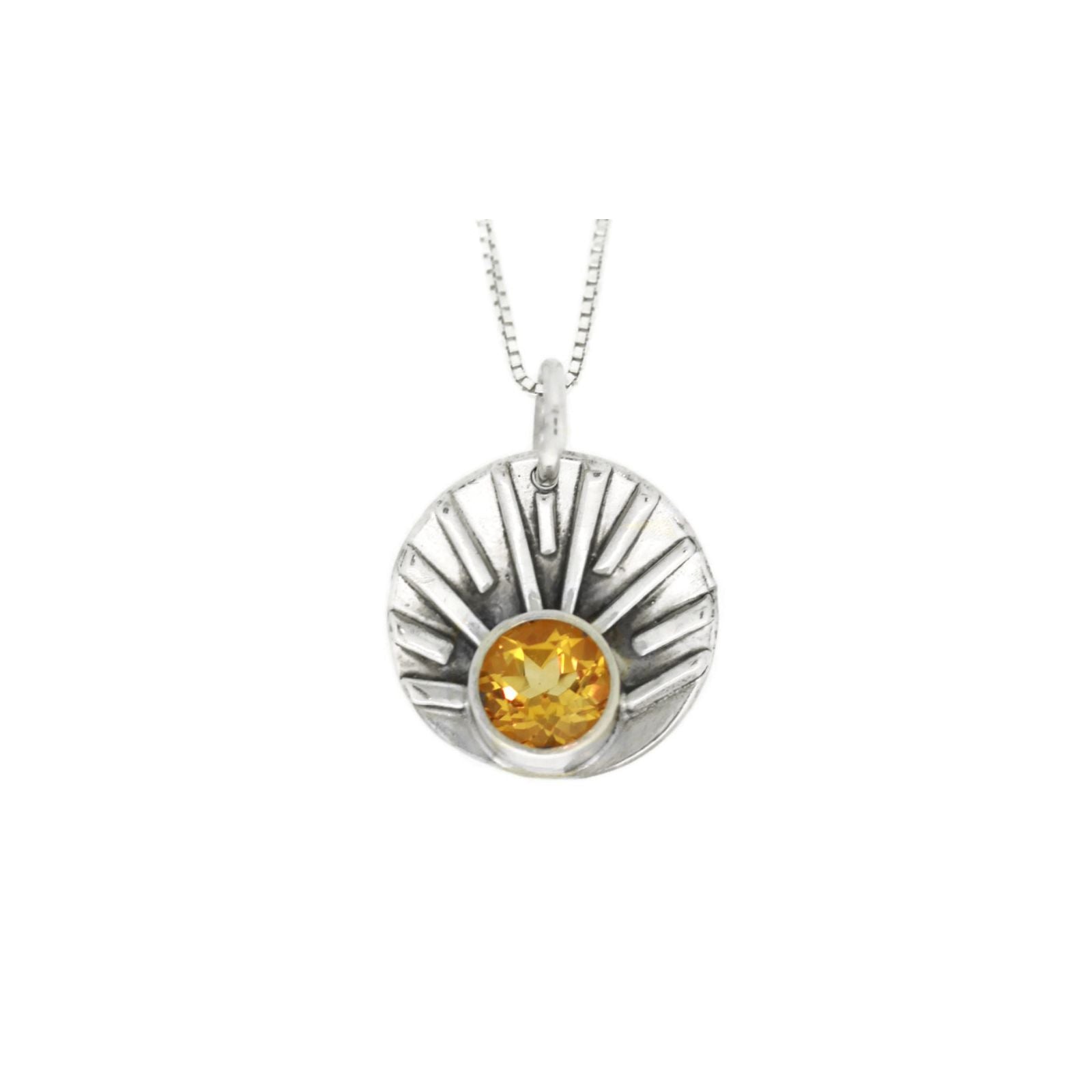 Shine Necklace with Citrine