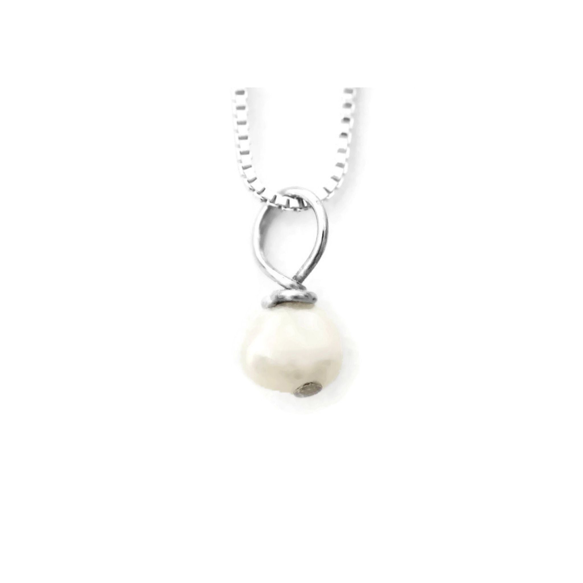 Genuine Birthstone Necklaces in Sterling Silver