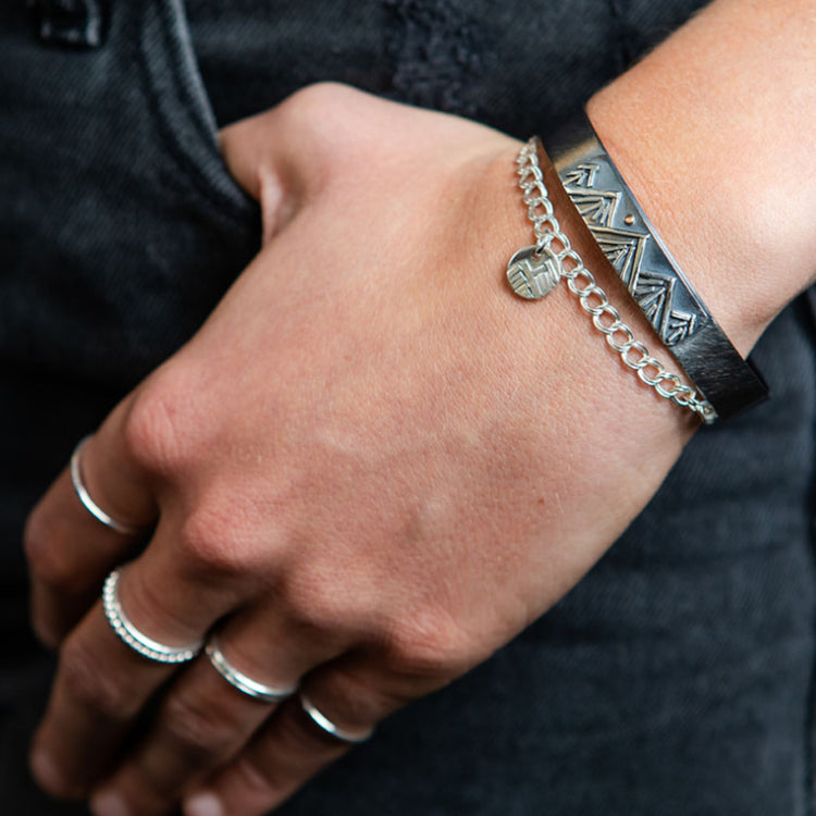Mountain bracelet by Jen Lesea Designs