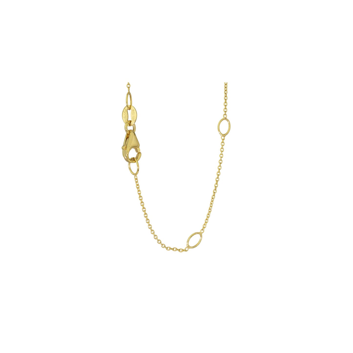 14K gold clasp on necklace