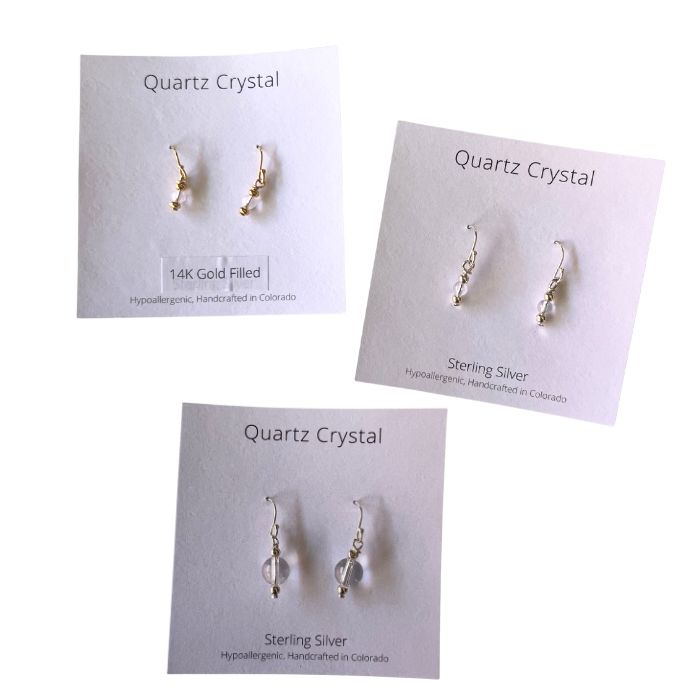 Beaded Gemstone Earrings