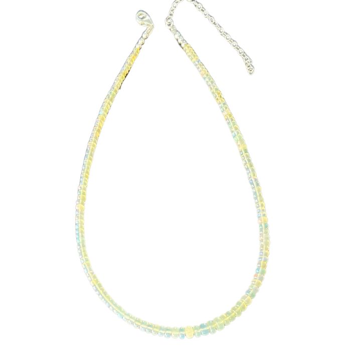 Ethiopian White Opal Necklaces