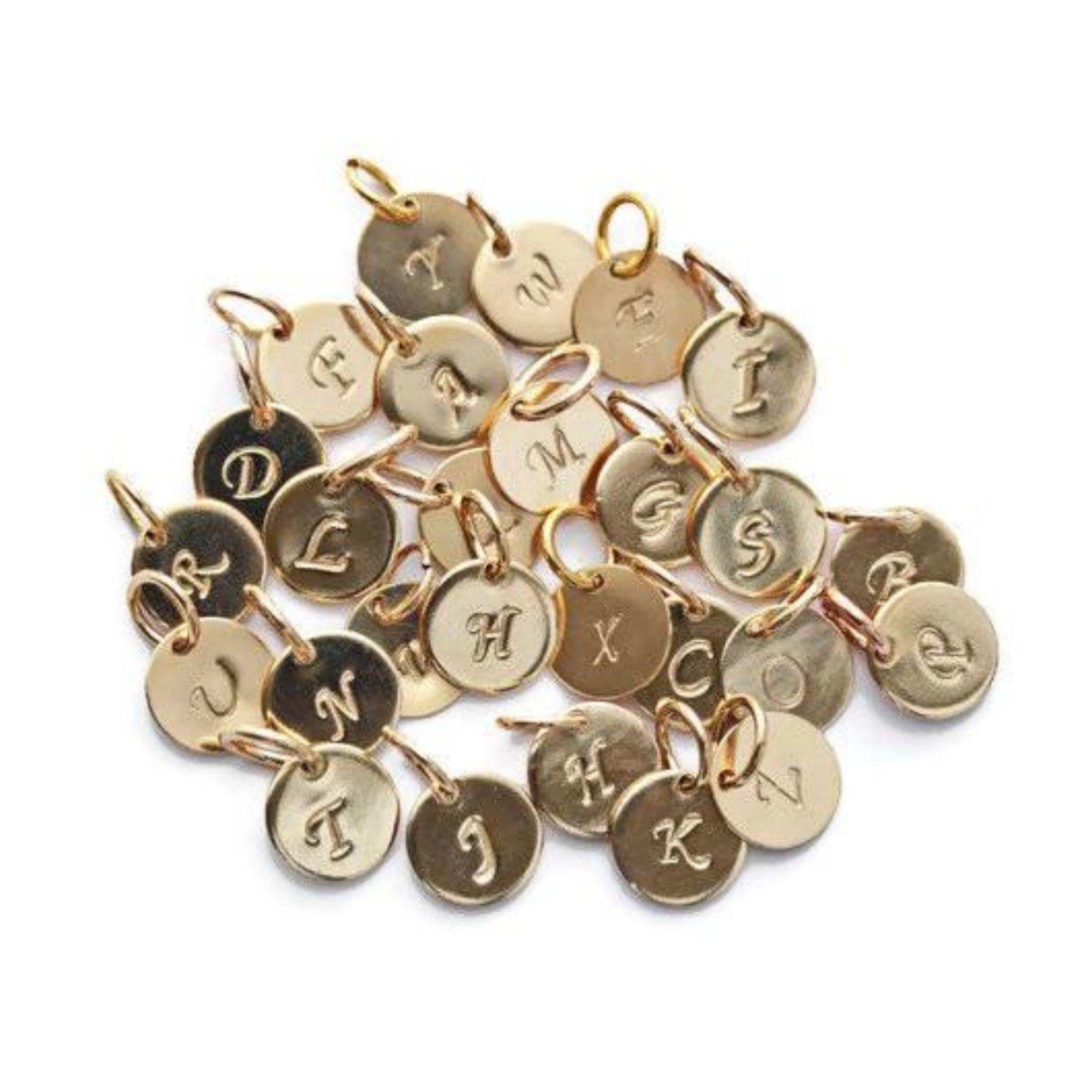 Initial Charms - Sterling Silver or Gold Filled