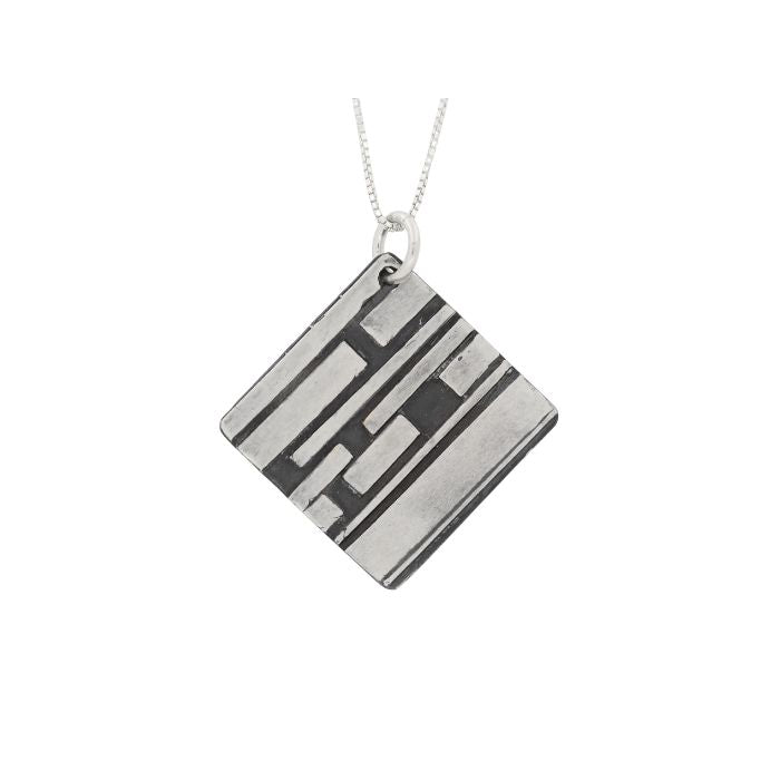 Fused Oxidized Silver Necklaces