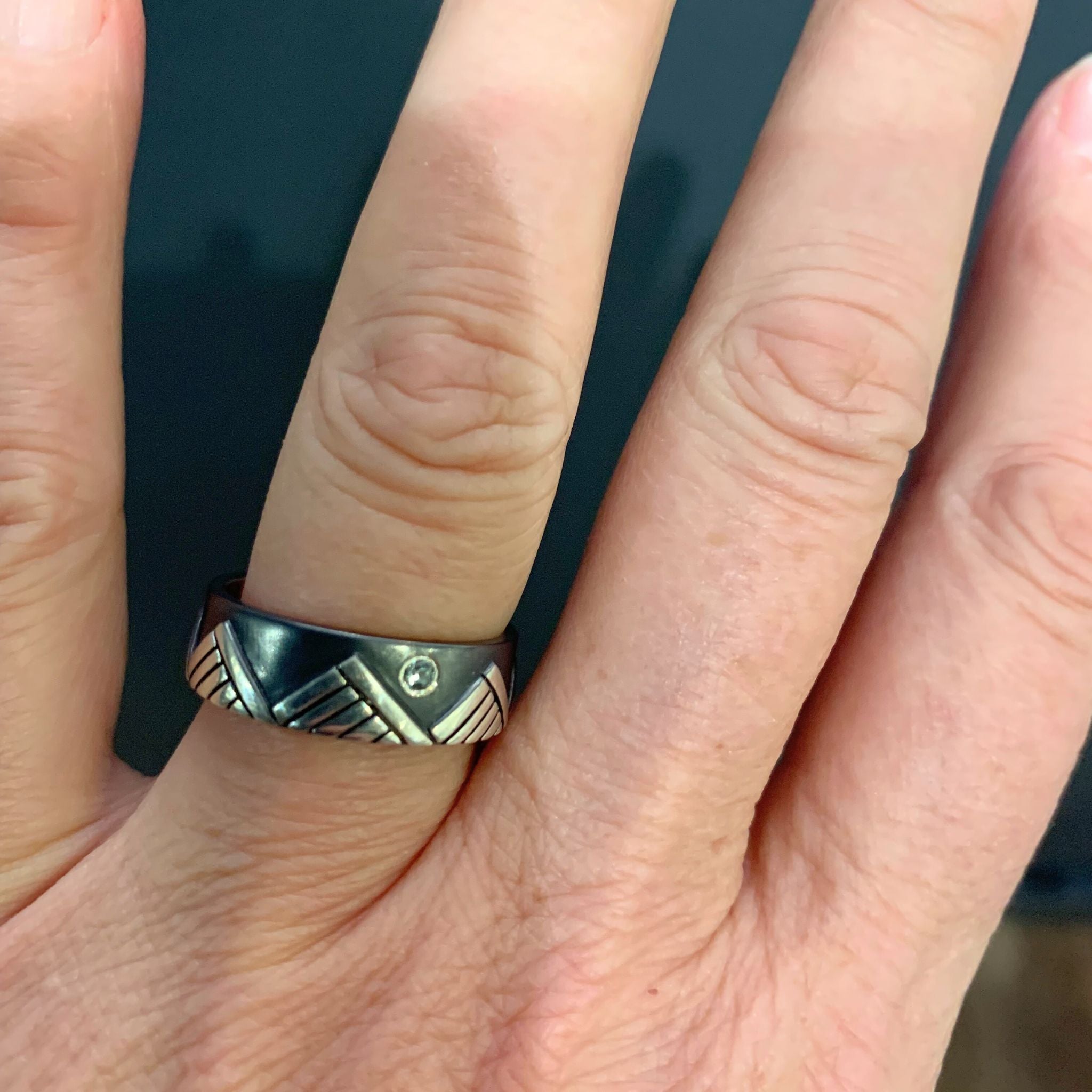 Mountain Ring: Sterling Silver