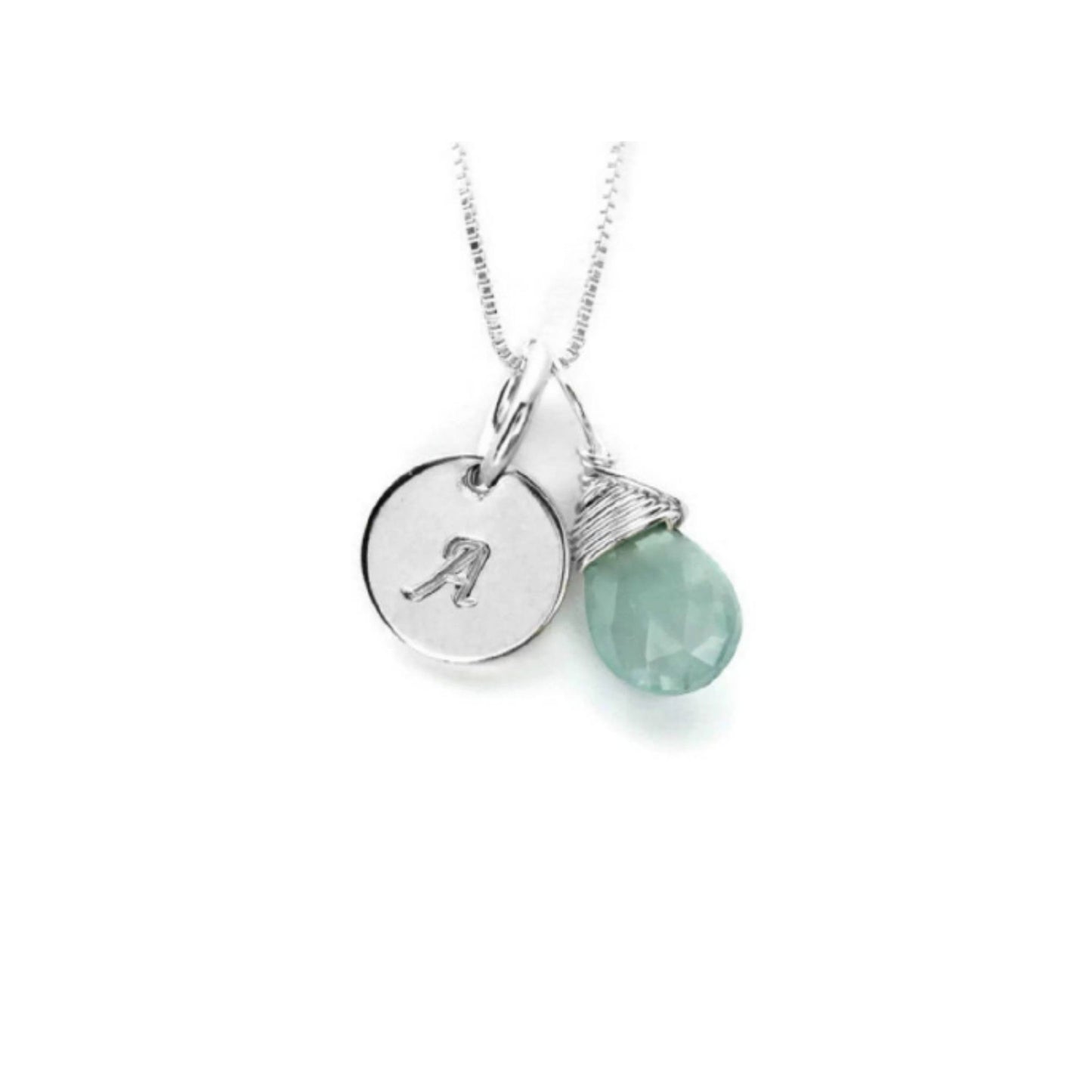 Personalized Necklaces: 1 Birthstone and 1 Initial