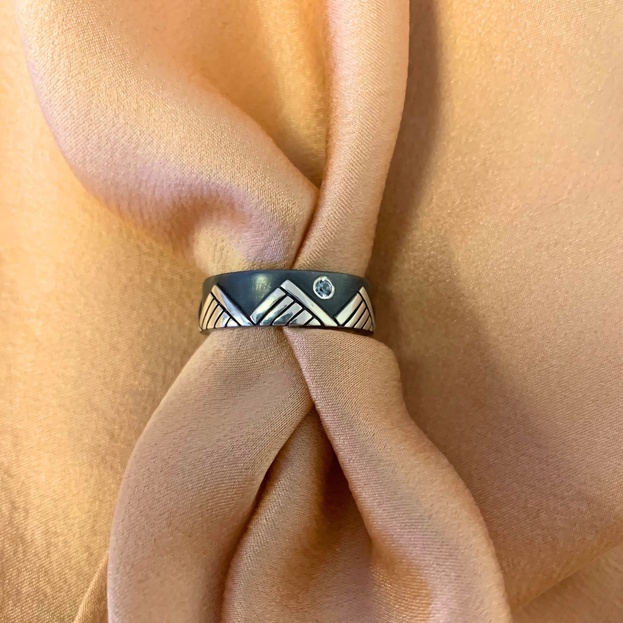 Mountain Ring: Sterling Silver