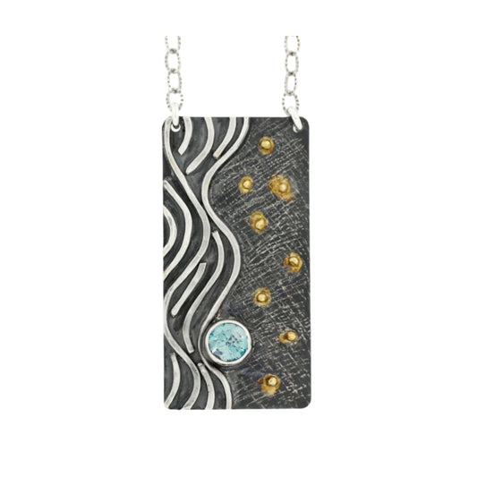 The Reelections Necklace with blue Moon