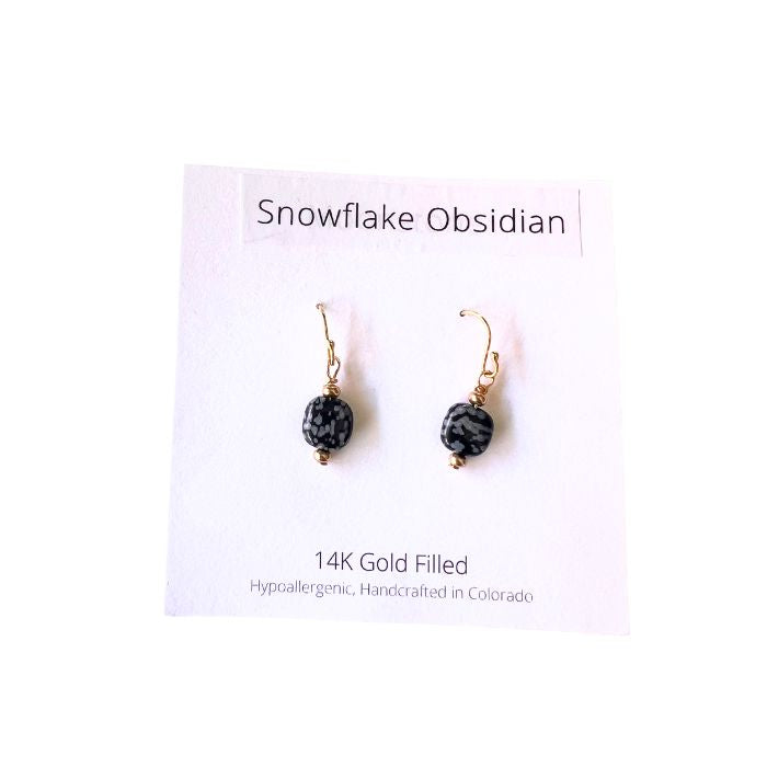 Beaded Gemstone Earrings