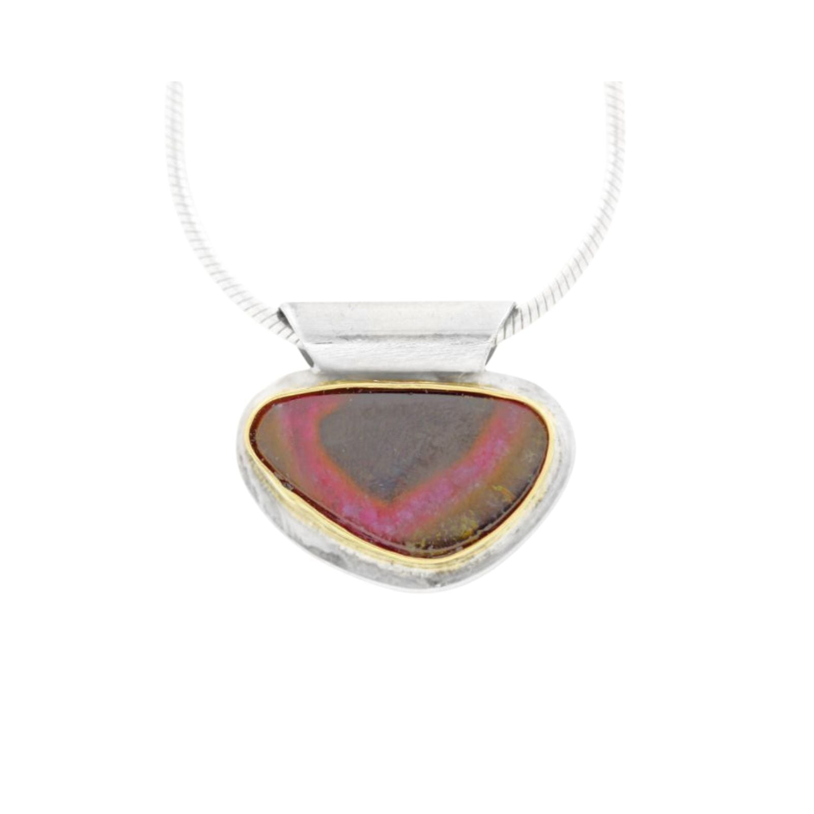 Rare Watermelon Tourmaline Necklace