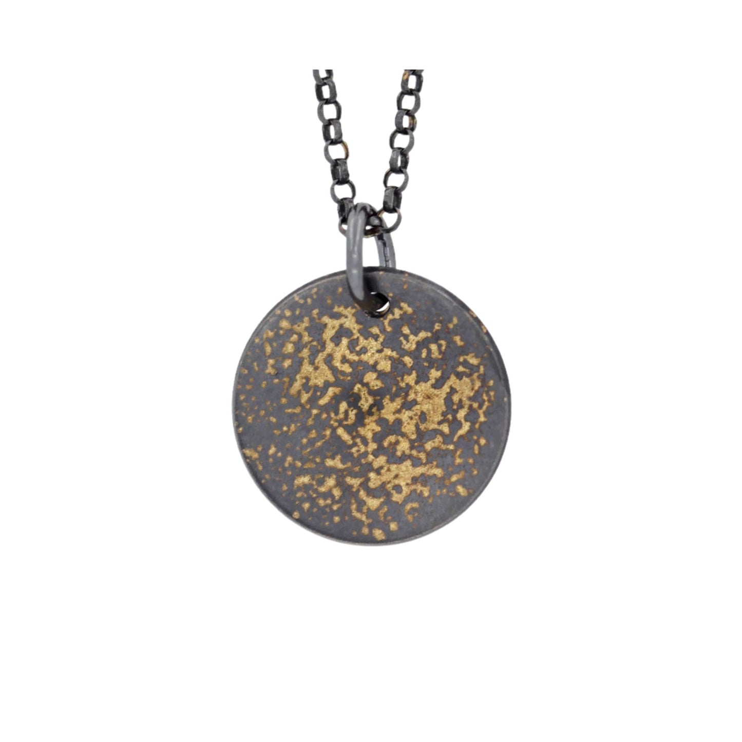 Galaxy coin necklace by Jen Lesea Designs