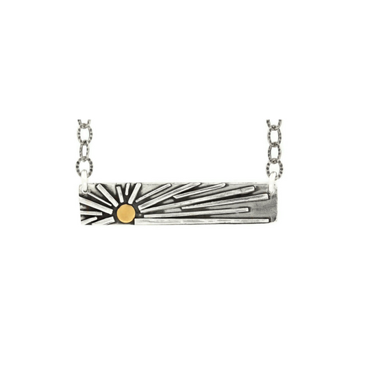 Shine bar necklace by Jen Lesea Designs